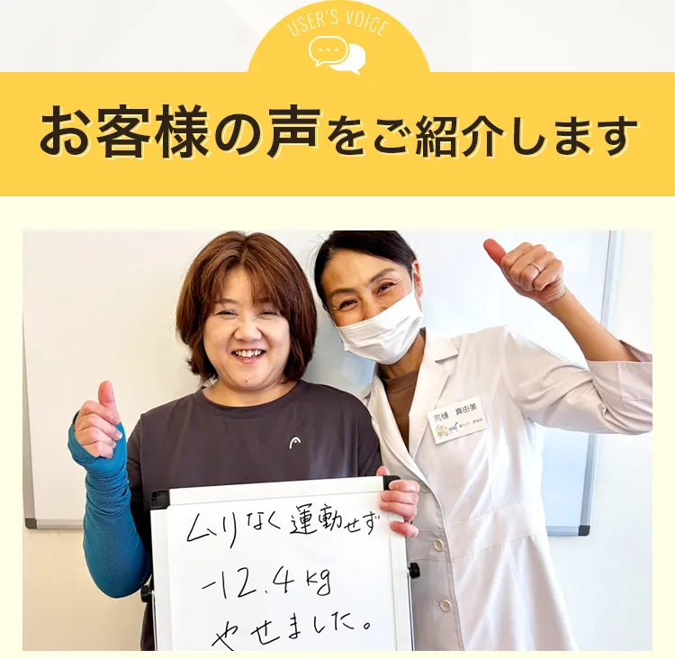 お客様の声をご紹介します